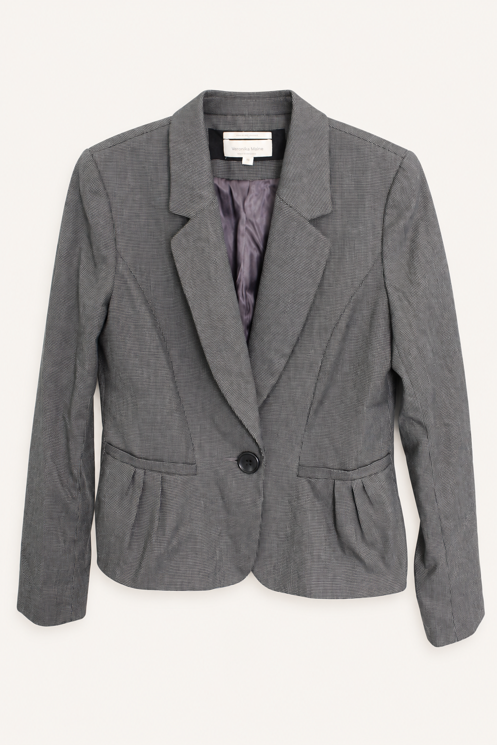 CR-0054, garment-only front view. AI-edited from the actual garment photo; hanger and background removed.