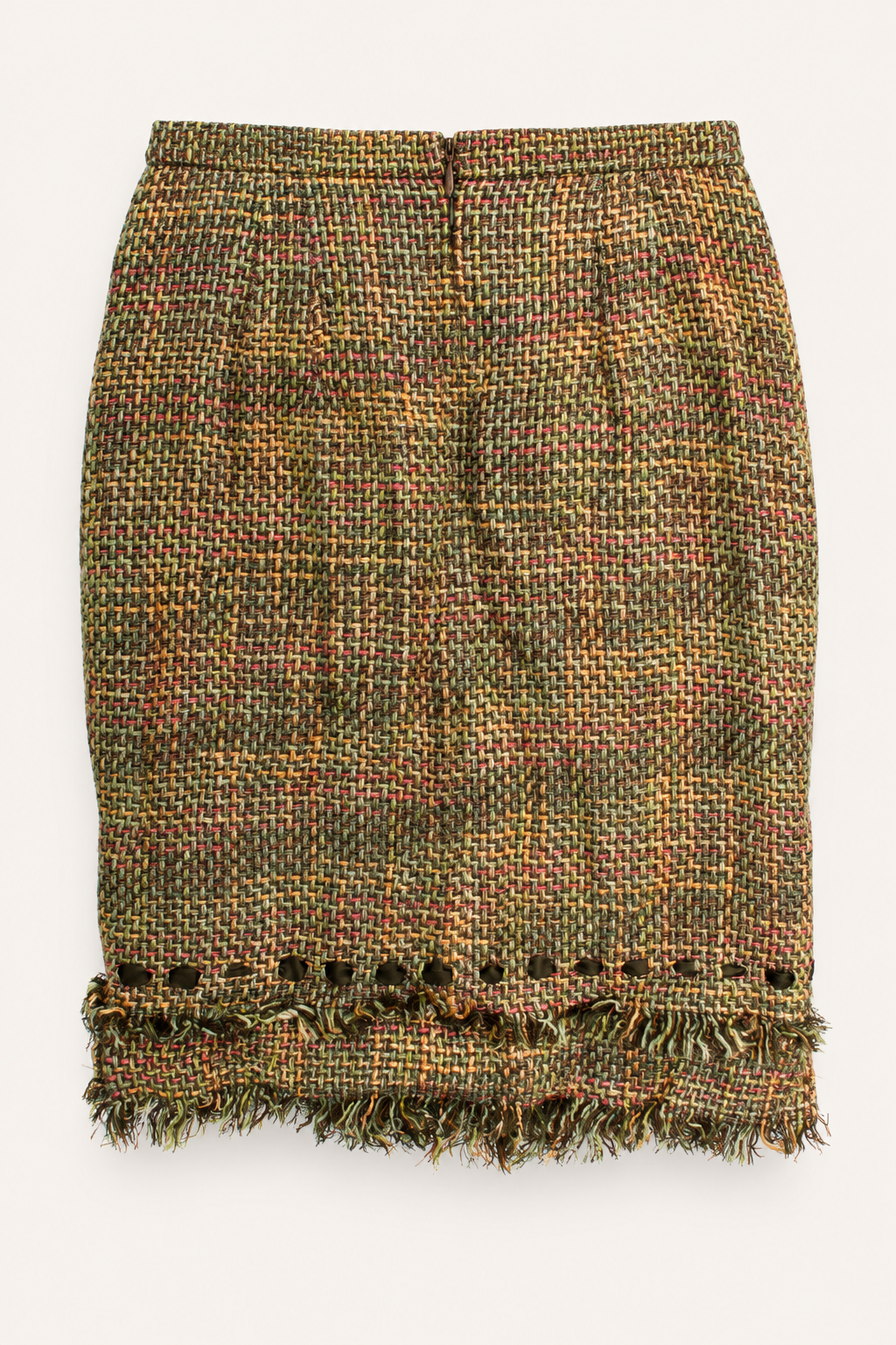 CR-0066, garment-only rear view. AI-edited from the actual garment photo; hanger and background removed.