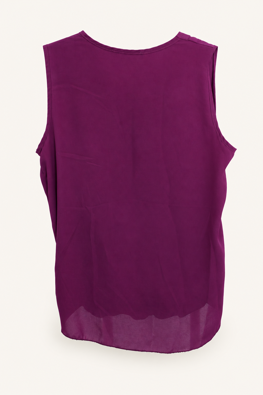CR-0074, garment-only rear view. AI-edited from the actual garment photo; hanger and background removed.